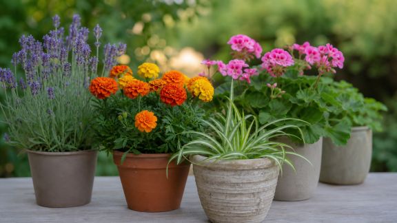10 astuces pour repousser naturellement les insectes avec des fleurs répulsives