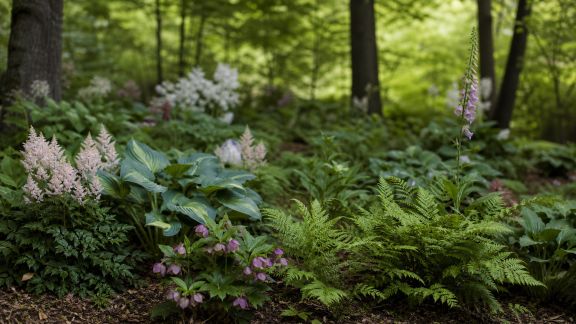 Créer un jardin d’ombre fleuri : les espèces qui se plaisent en sous-bois