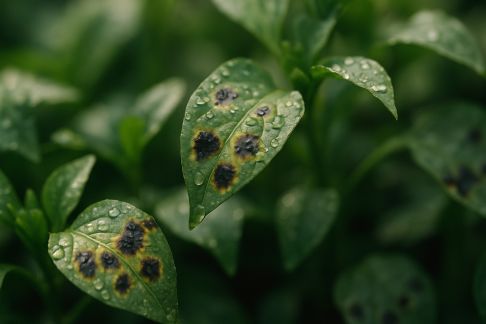 Cycle et gestion des maladies bactériennes sur les plantes du jardin