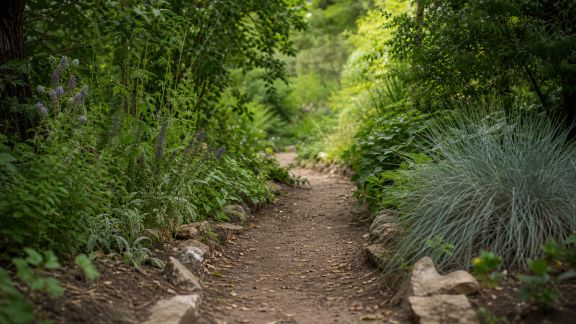 Imaginer un sentier sensoriel à travers le jardin