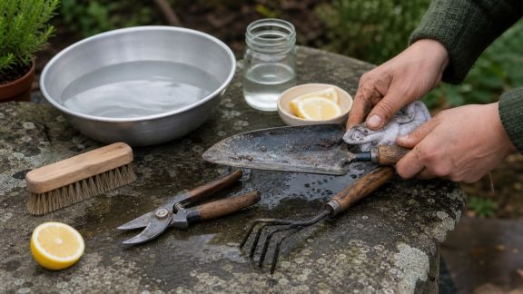 Astuces pour désinfecter ses outils de jardin sans produits chimiques