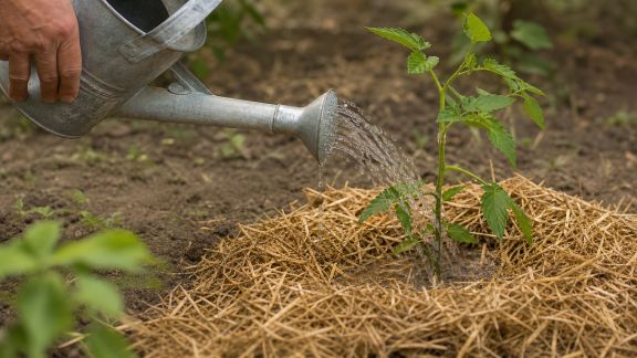 Arrosage et paillage : comment les associer pour préserver l’eau au jardin