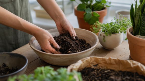 Compost et plantes d’intérieur : astuces pour un terreau maison efficace