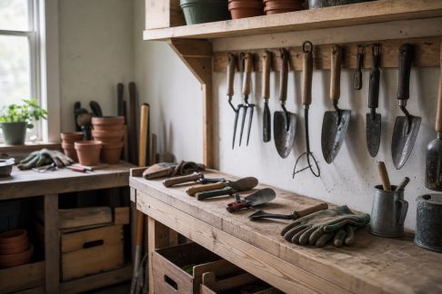 Organiser son atelier de jardinier : rangement, sécurité et optimisation