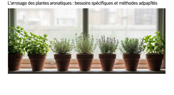 L’arrosage des plantes aromatiques : besoins spécifiques et méthodes adaptées