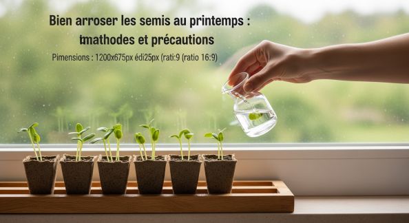 Bien arroser les semis au printemps : méthodes et précautions